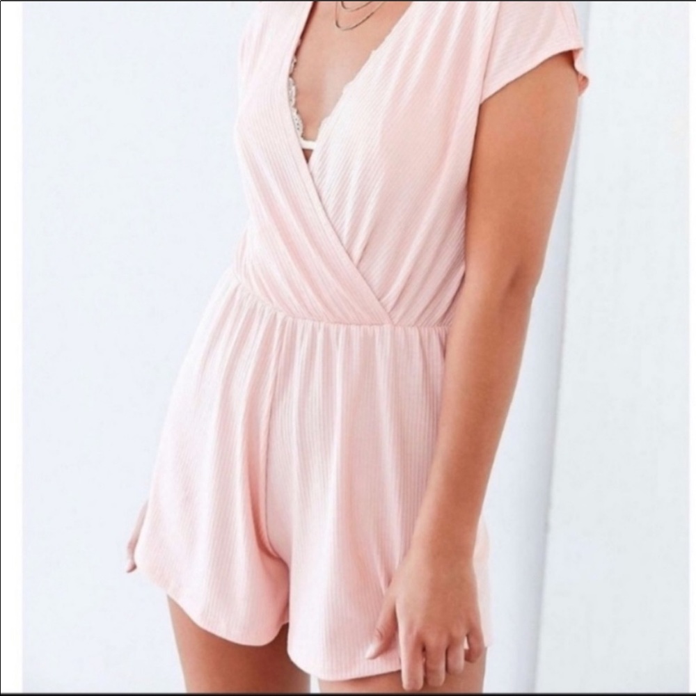 Urban Outfitters pink romper